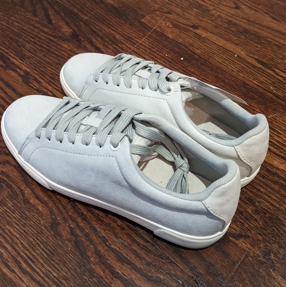 H&M - suede sneakers mint green euc - Picture 10 of 10